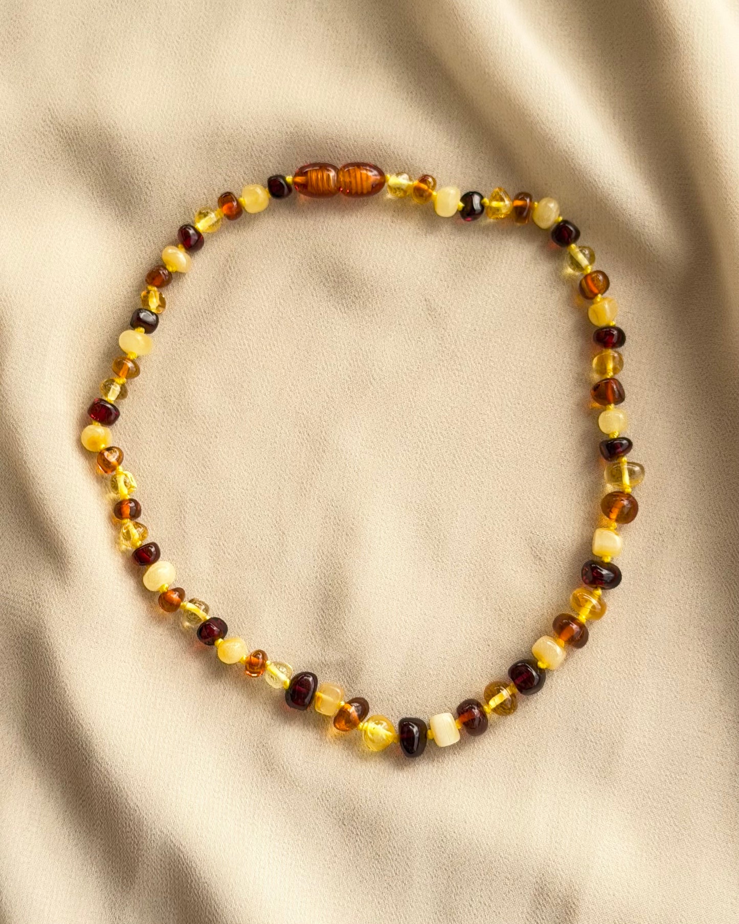 Natural Baltic Amber Baby Teething & Pain Relief Necklace