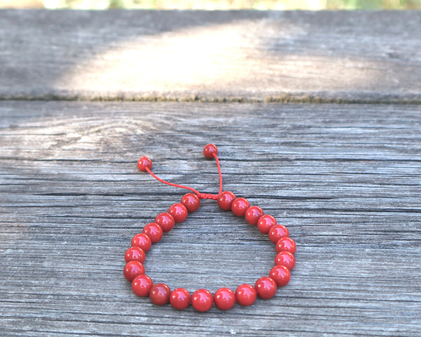 Red Coral Confidence & Courage Bracelet