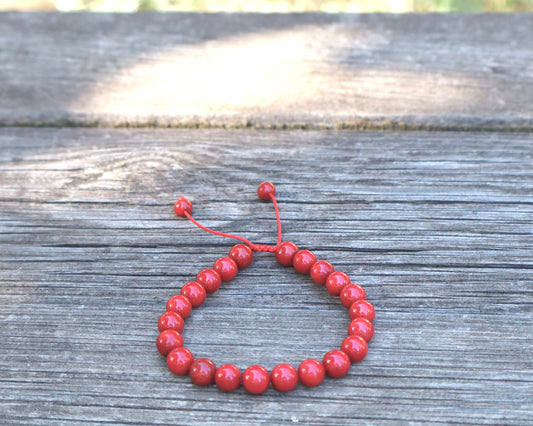 Red Coral Confidence & Courage Bracelet