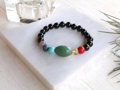 سوار الشفاء والتوازن للشاكرات السبعة