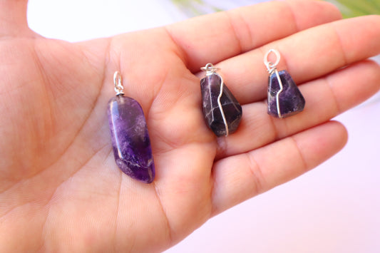 Amethyst Better Sleep & Tension Relief Pendant