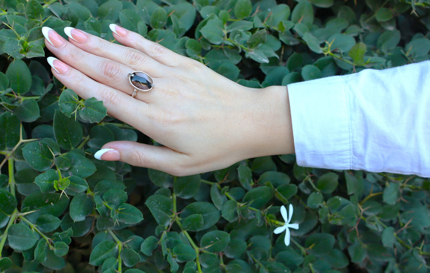 Yemeni Agate Stones & Sterling Silver Rings for Courage and Abundance