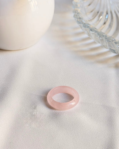 Natural Gemstones Rings; Amethyst, Rose Quartz, & Aventurine